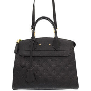 Louis Vuitton Monogram Empreinte Pont Neuf Bag RED